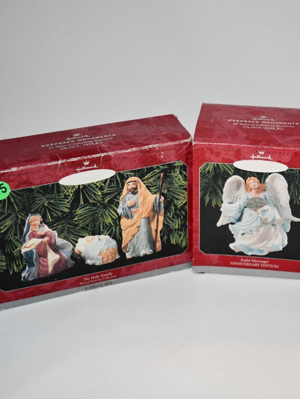 Hallmark Keepsake 1998 Angel Nativity Ornaments Lot of 3 Joyful Messenger Holy F